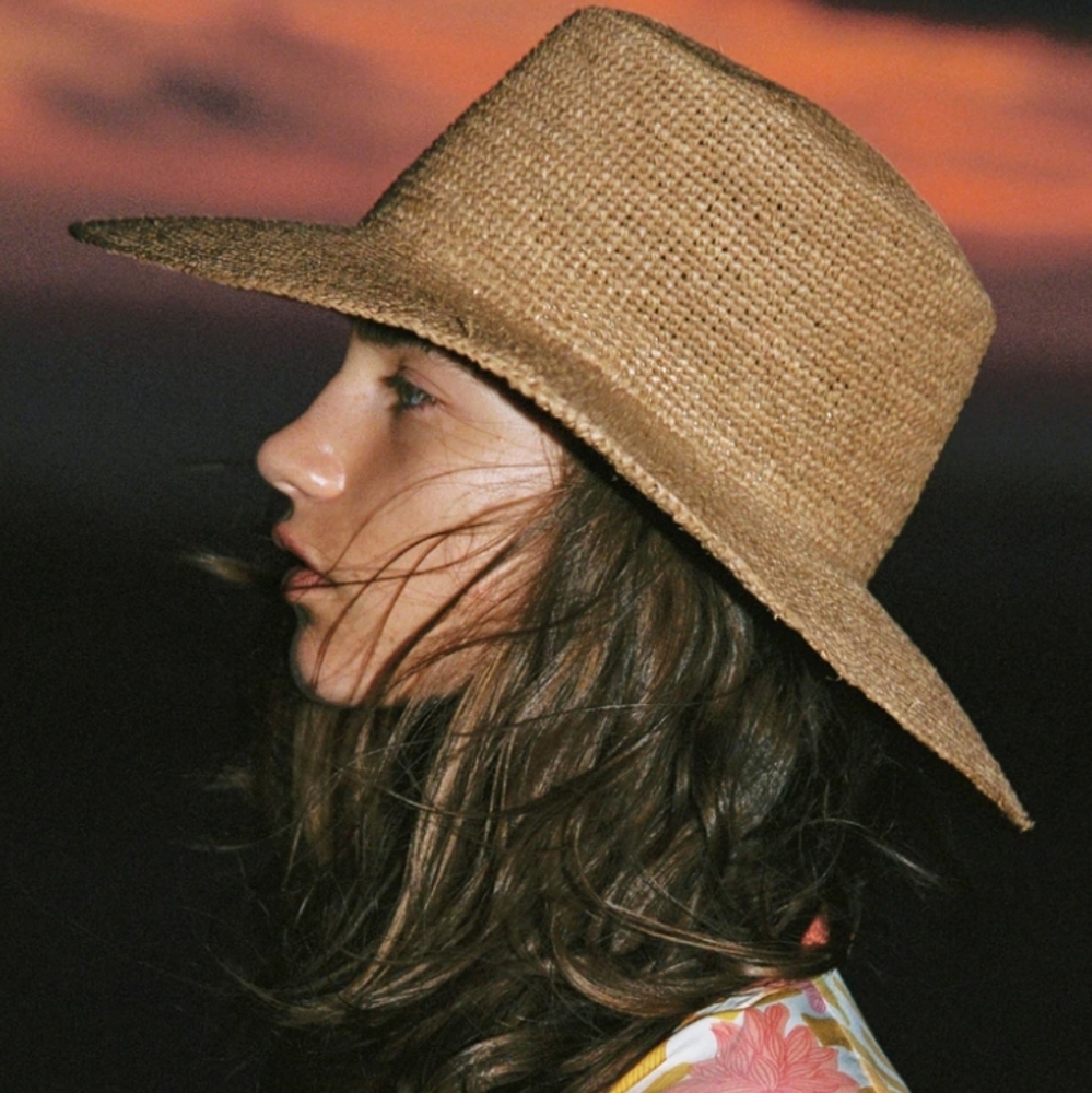 NWT Lack of Color Inca Bucket Wide - Tan 57cm